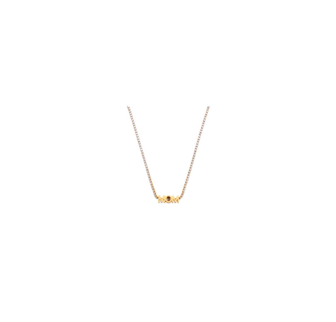 Mom Tennis Necklace