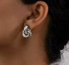 Sliver Knot Earrings