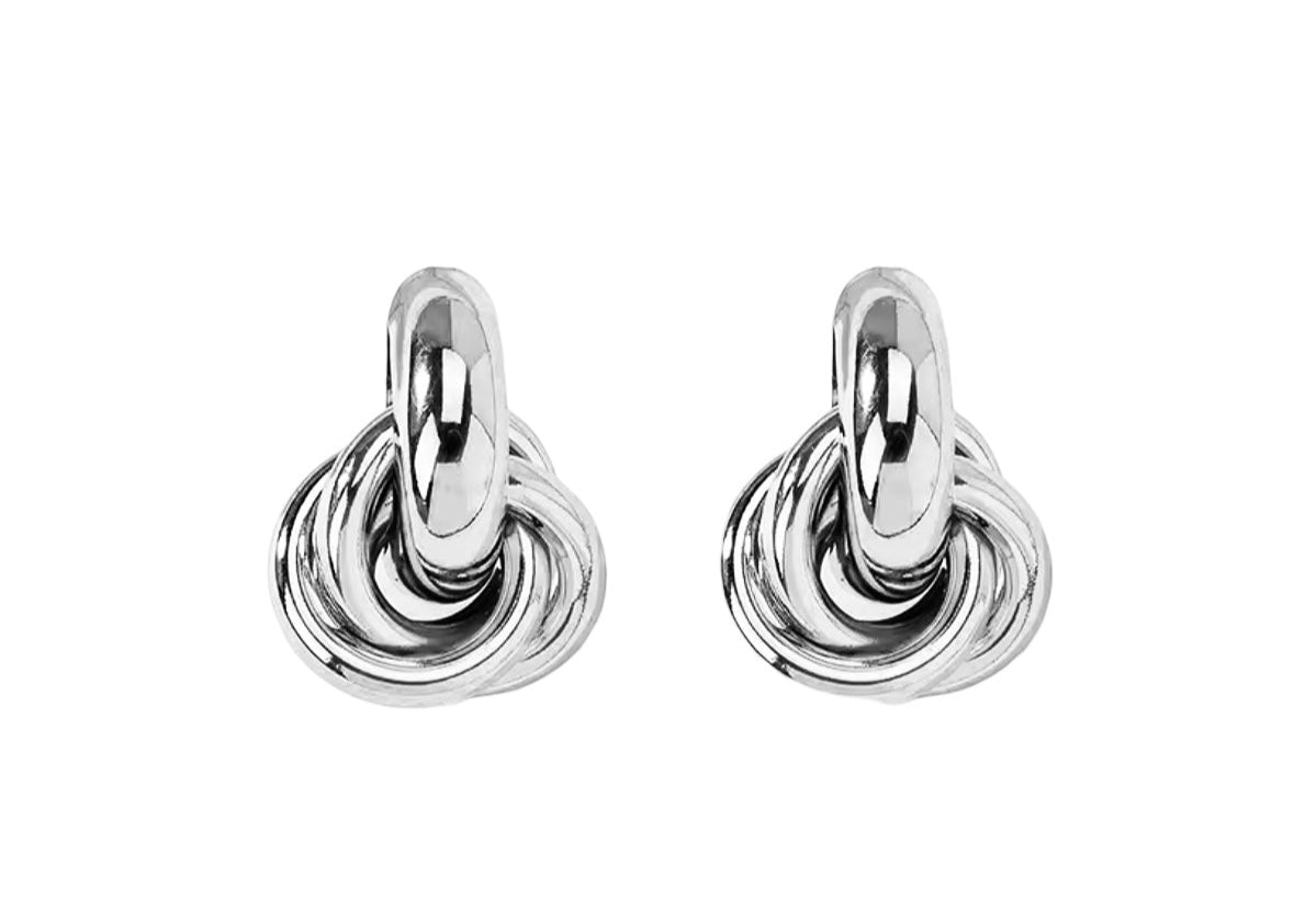 Sliver Knot Earrings