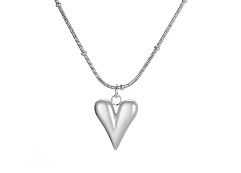 Sliver Heart Necklace