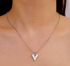 Sliver Heart Necklace