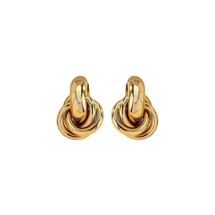 Gold Knot Earrings