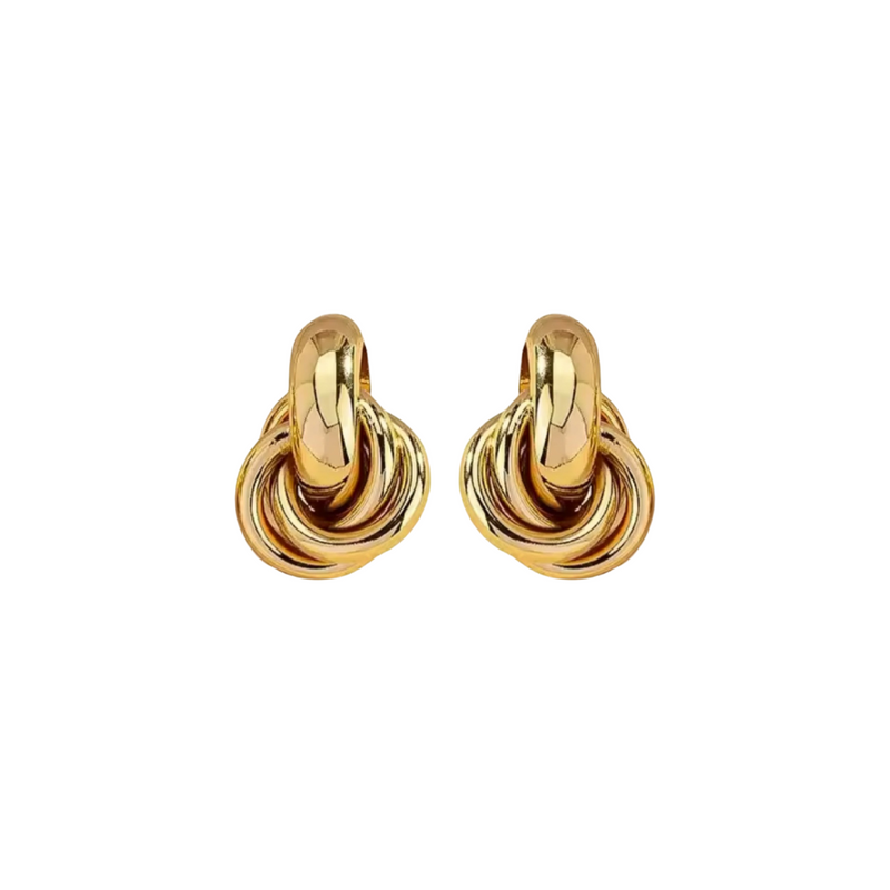 Gold Knot Earrings