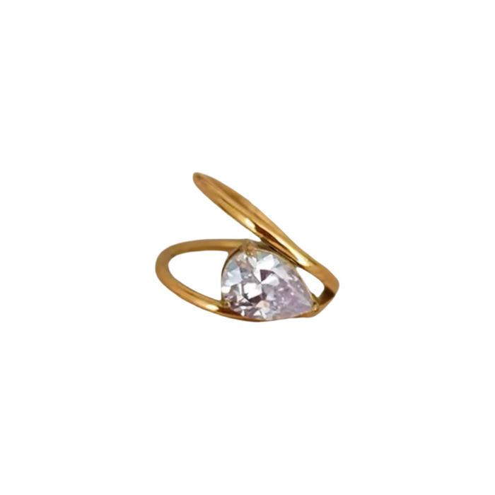 Pear Stone Ring