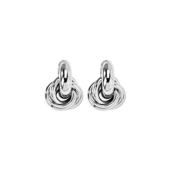 Sliver Knot Earrings