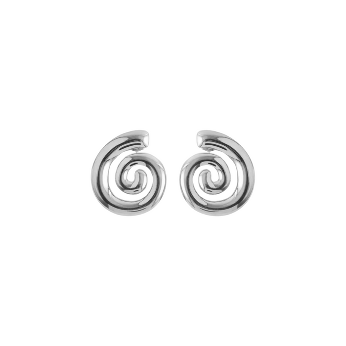 Spiral Sliver Earrings