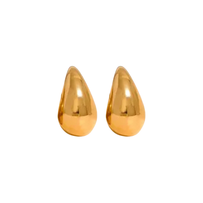 Teardrop Gold Earrings