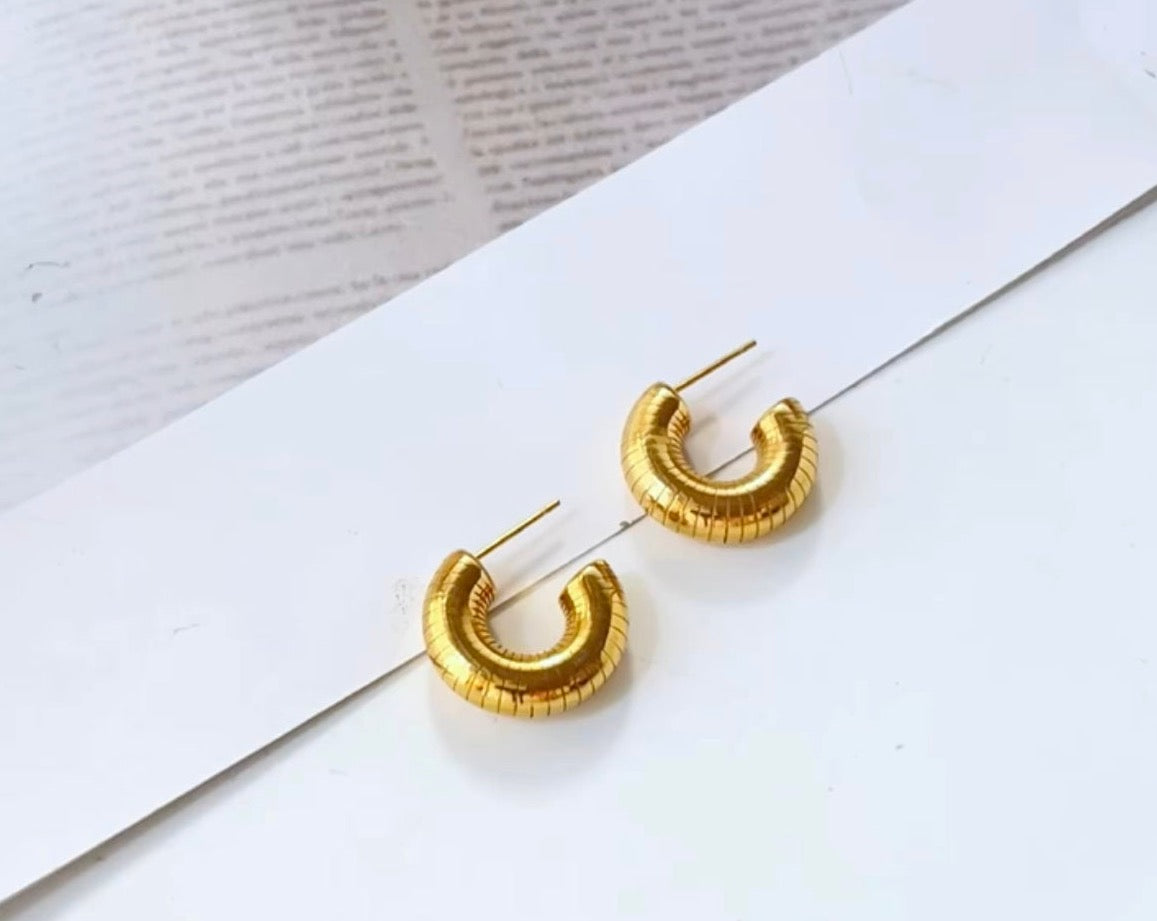 Gold Hoop Earrings