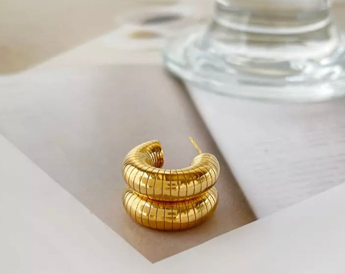 Gold Hoop Earrings