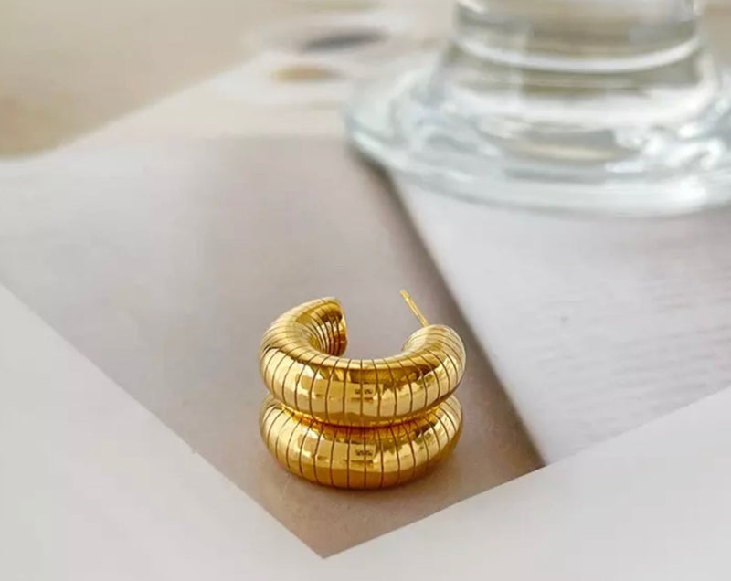 Gold Hoop Earrings